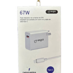 Cargador Omega 67W Tipo C