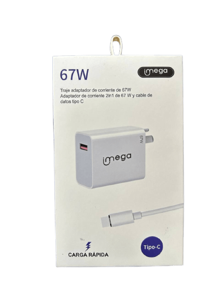Cargador Omega 67 W TIPO C