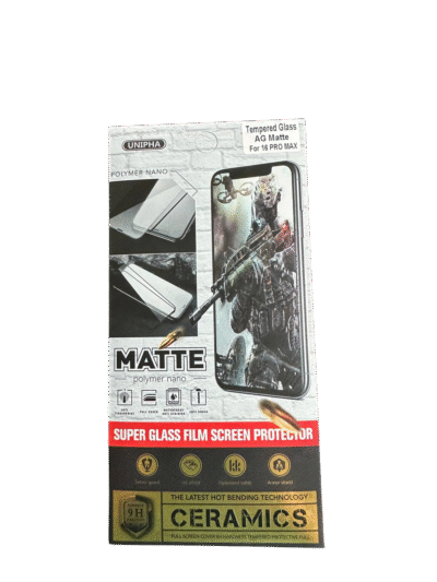 Vidrio9d Mate Unipha iPhone 16