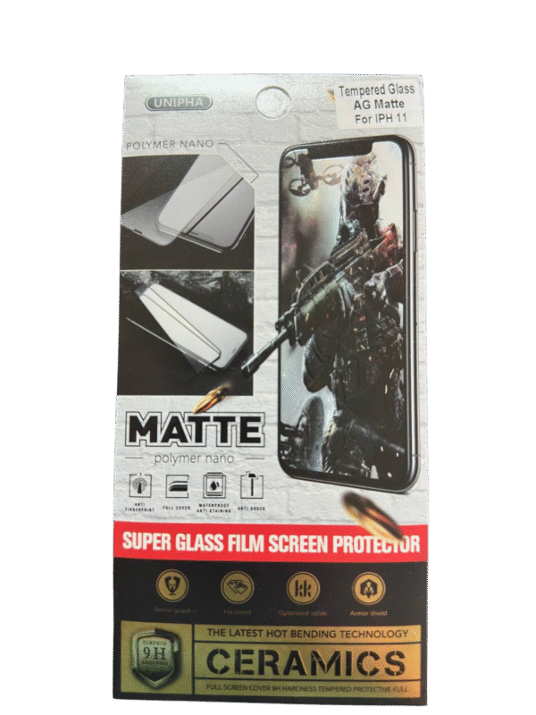 Vidrio9d Mate Unipha iPhone 11