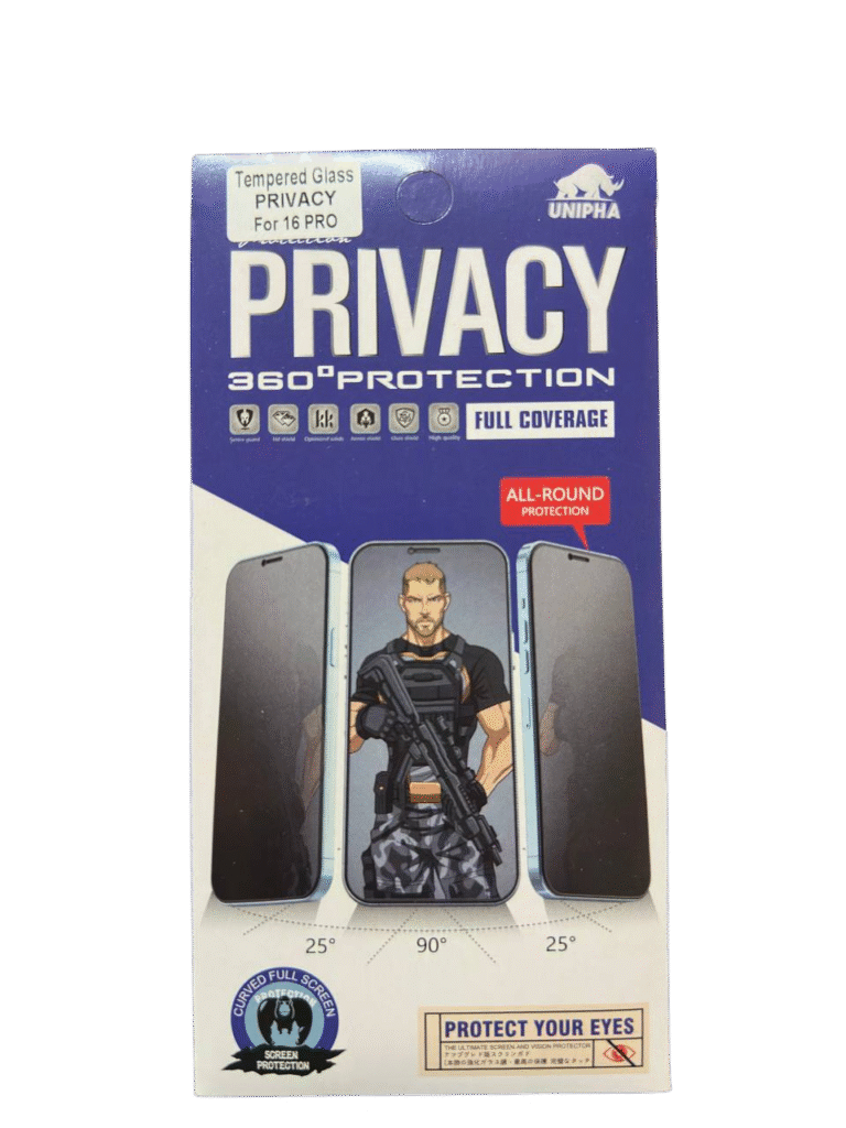 Vidrio Templado Privacidad iPhone 16 PRO