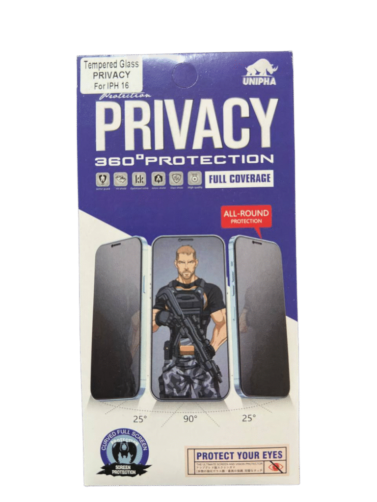 Vidrio Templado Privacidad iPhone 16