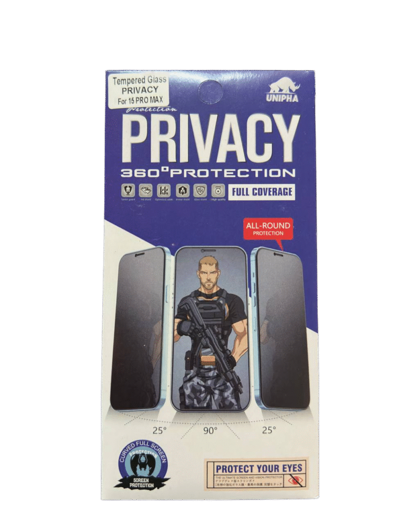 Vidrio Templado Privacidad iPhone 15 PRO MAX