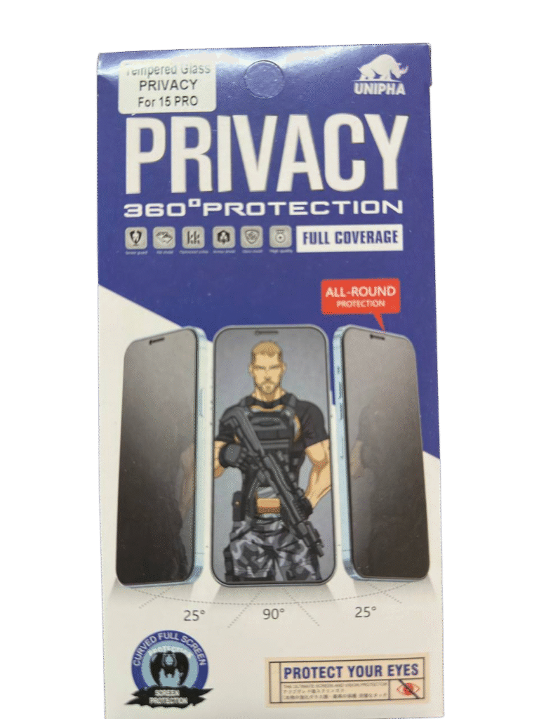 Vidrio Templado Privacidad iPhone 15 PRO