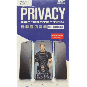 Vidrio Templado Privacidad iPhone 15