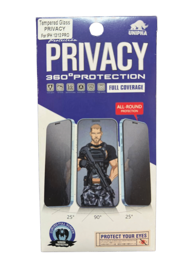 Vidrio Templado Privacidad iPhone 12 PRO