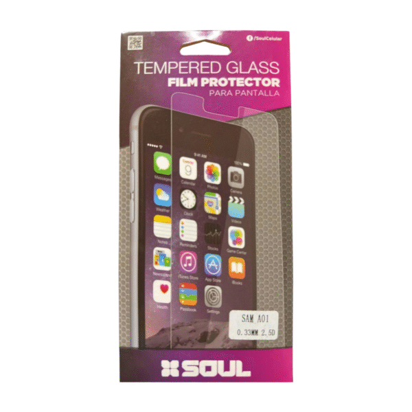 Vidrio Templado Soul SAMSUNG A01