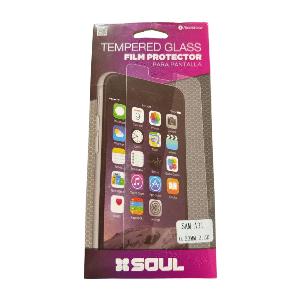Vidrio Templado SAMSUNG A31 Vidrios