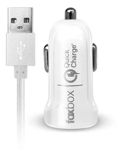 Cargador Para Auto Foxbox Way Qc Alo WAY QC 3.1 A